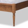 Baxton Studio Neilan ModernWalnut Brown Finished Wood Platform Bed-Queen 193-11490-ZORO